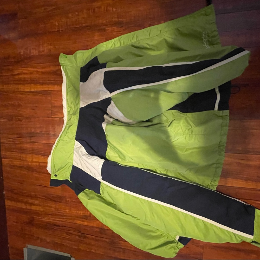 Columbia green vintage jacket